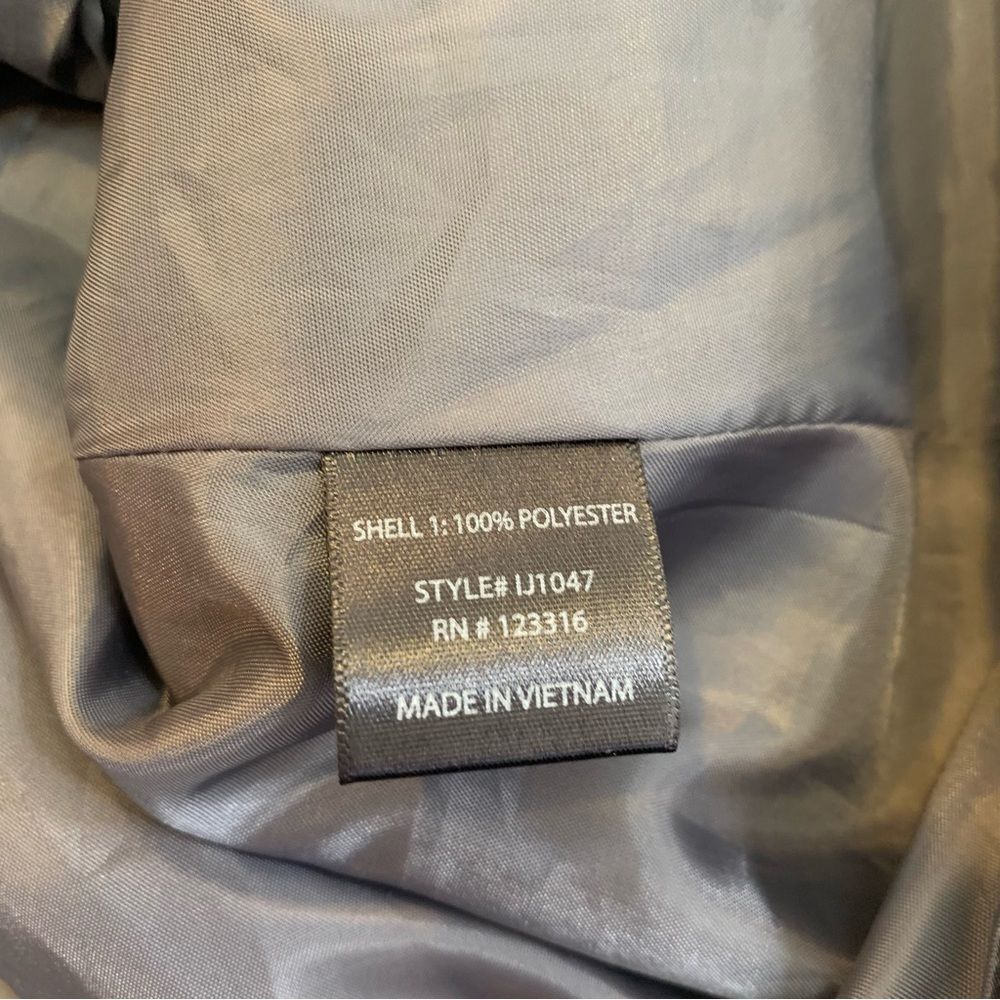 Iris Basic Gray Peacoat Size Small - image 9